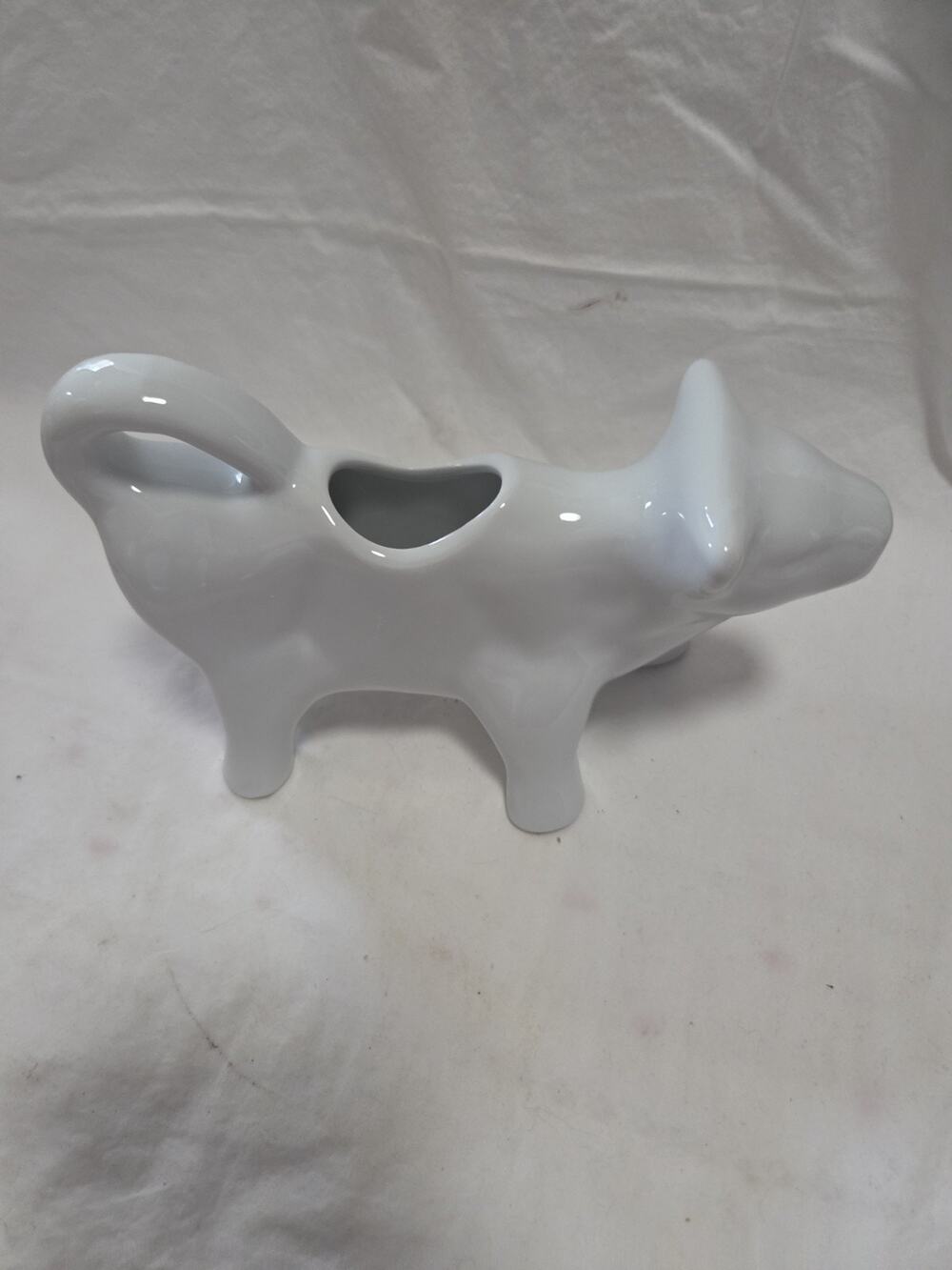Rustic Country Farmhouse Ranch Ceramic Cow Milk Pitcher Creamer Decor